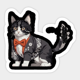 Japanese Cat Sticker